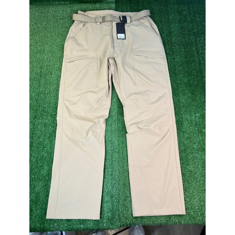 NWT Free Soldier Mens Khaki Tactical Cargo Hiking Pants 34x32 FA.022601